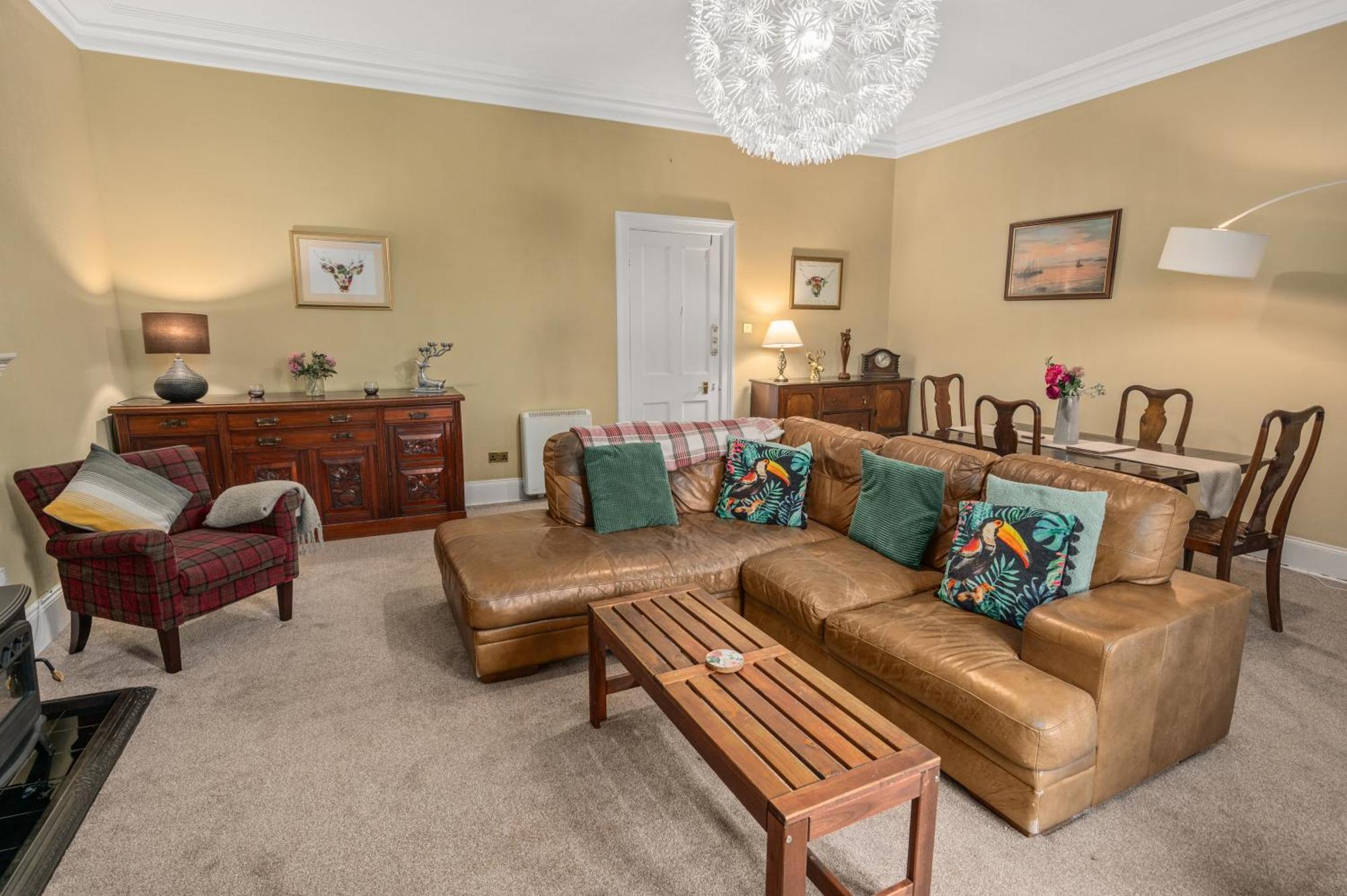 Panoramic Sea Views - Stunning 3Bd Apt & Balcony Oban Eksteriør bilde